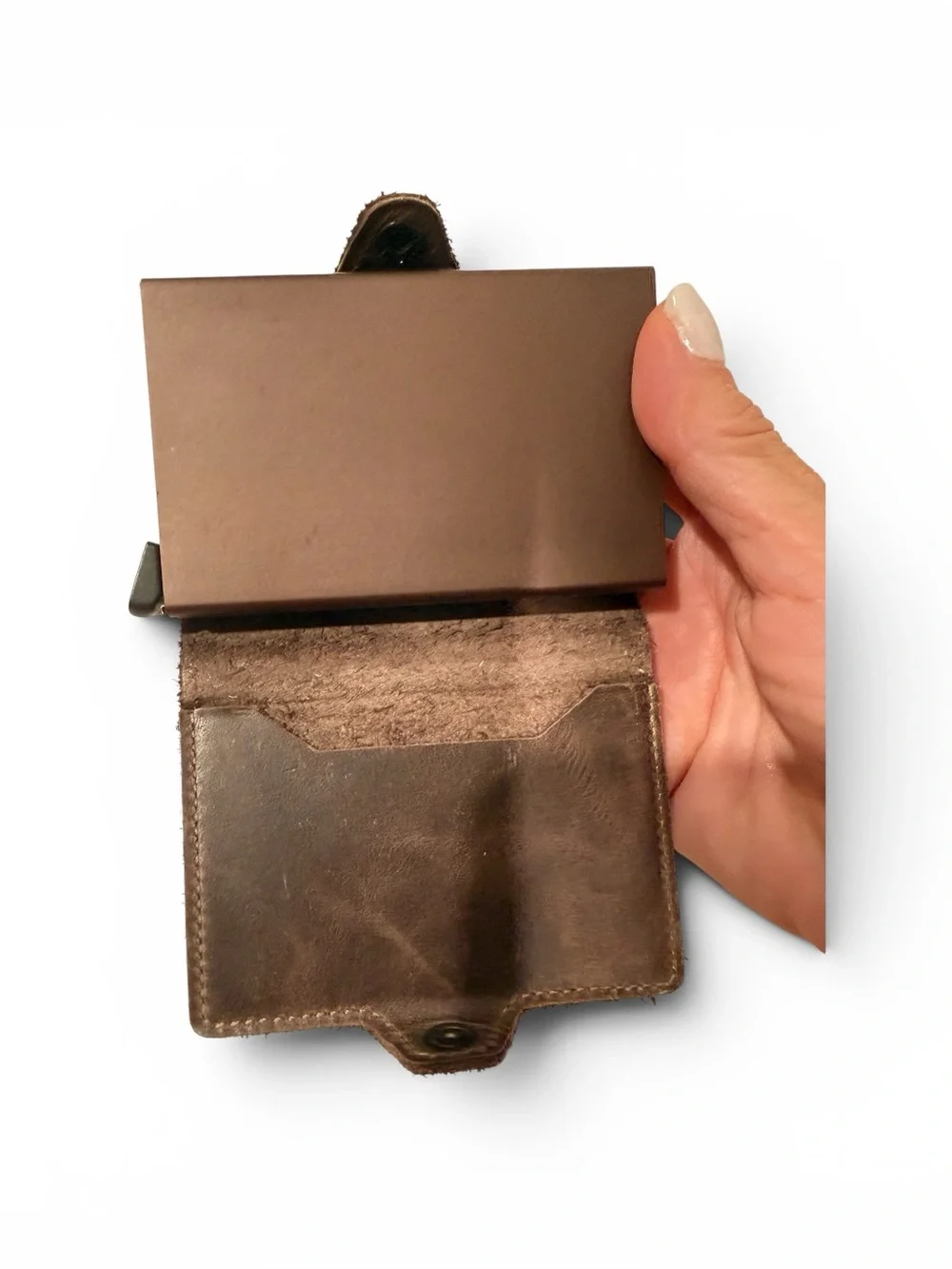 Secrid Twinwallet Vinatge Leather - chocolate - like new